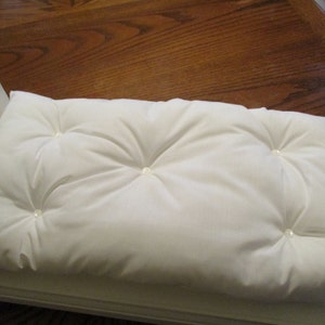 Colchón para cama de muñecas para cualquier cama de muñecas de 18 Blanco