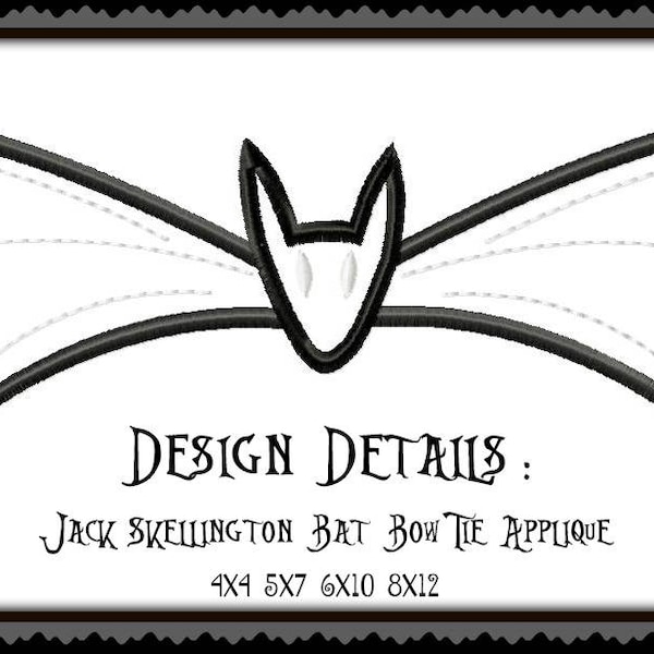 Jack Skellington Bow - Etsy