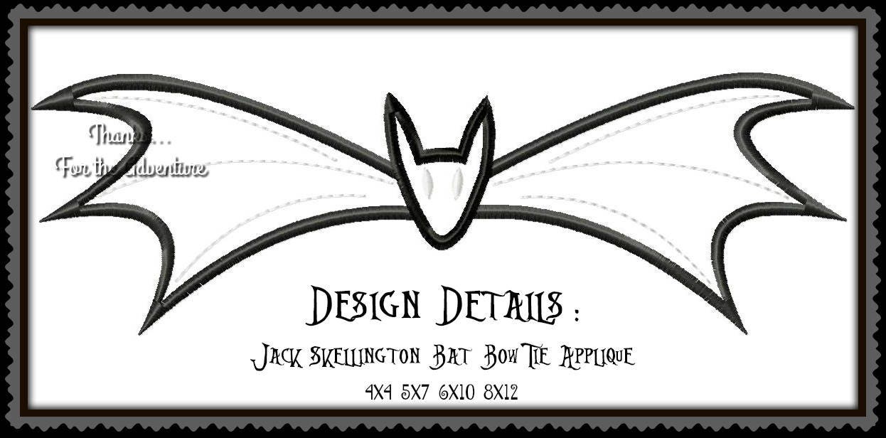 Jack Skellington Bow Tie Template Jack Skellington Bow Tie Template