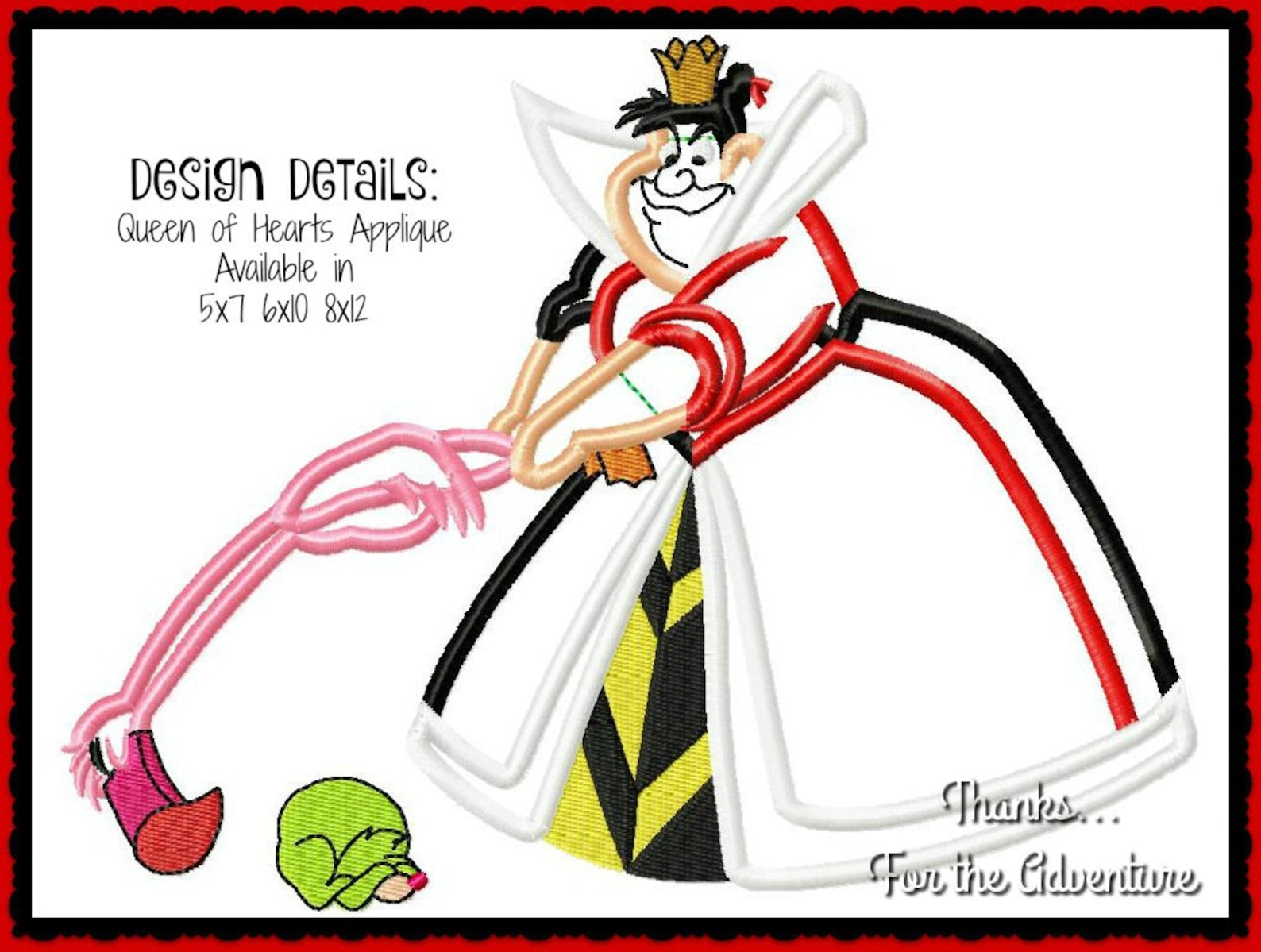 Queen of Hearts From Alice in Wonderland Playing Croquet Head Etsy