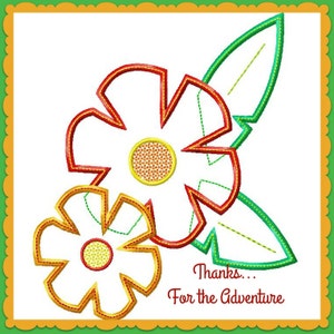 Moana Polynesian Island Princess Flowers Digital Embroidery Machine Applique Design File 4x4 5x7 6x10