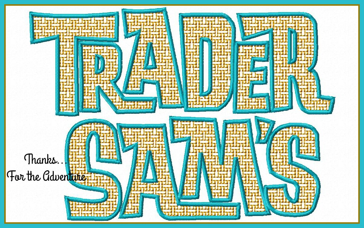 Trader Sam's Grog Grotto Polynesian Resort Tiki Lounge Digital Embroidery  Machine Design File 4x4 5x7 6x10