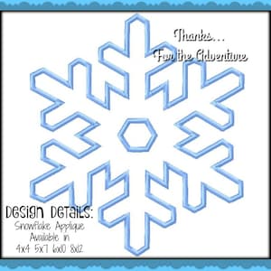 Natale inverno fiocco di neve Applique ricamo macchina Design File 4x4 5x7 6x10 8x12