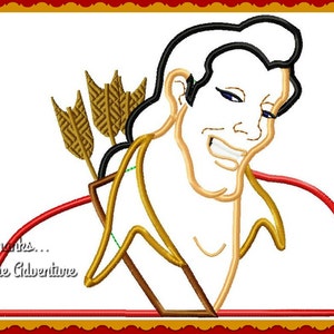 Gaston from beauty and the beast digital embroidery machine  etsy