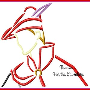 Prince Phillip from Sleeping Beauty Sketch Digital Embroidery Machine  Design File 4x4 5x7 6x10