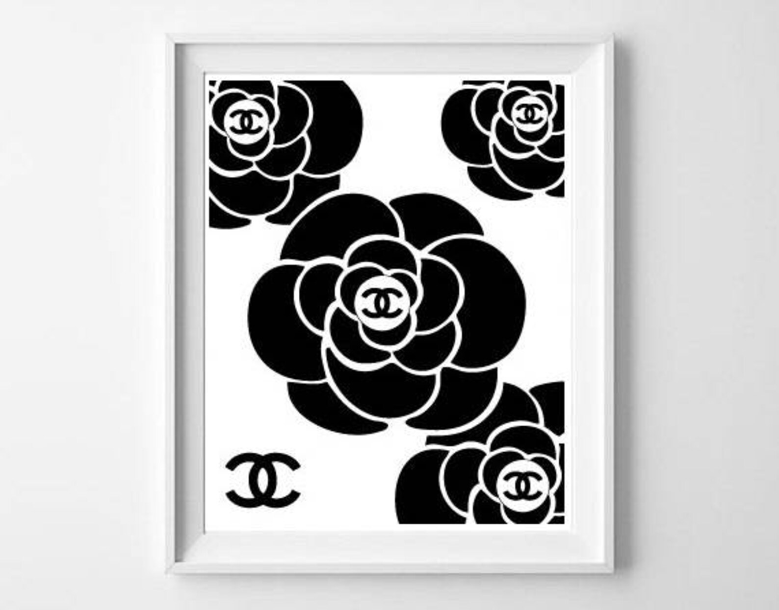 Камелия шанель рисунок