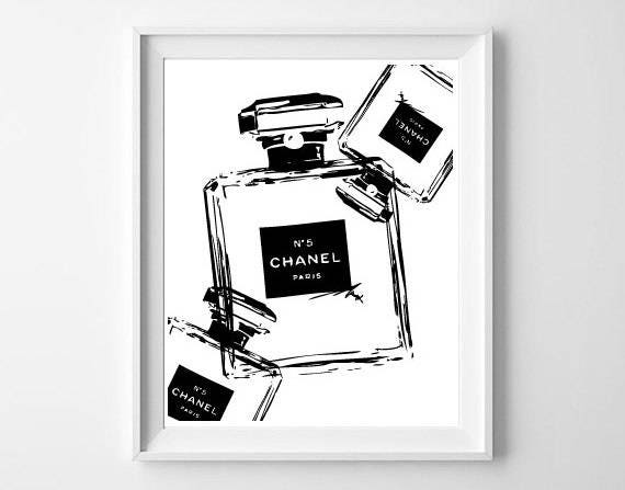 Chanel Print Chanel Printable Art Illustration Print Wall Etsy Chanel Print Chanel Printable Art Illustration Print Wall Etsy