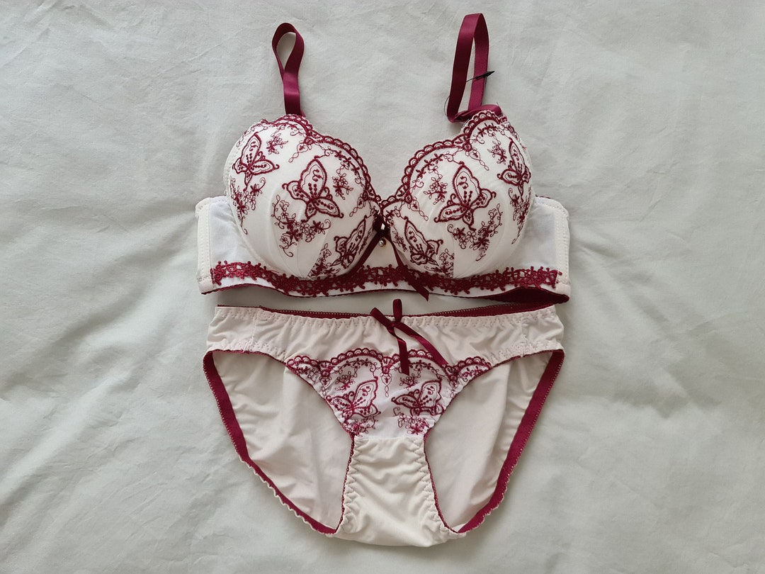 Silky Bra and Panties Set From Japan size 12-12A Aus/uk & - Etsy
