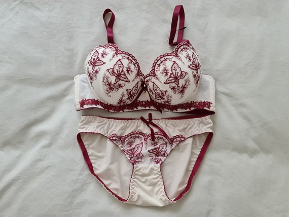 Silky Bra and Panties Set From Japan size 10-10A Aus/uk & 5/US 32A