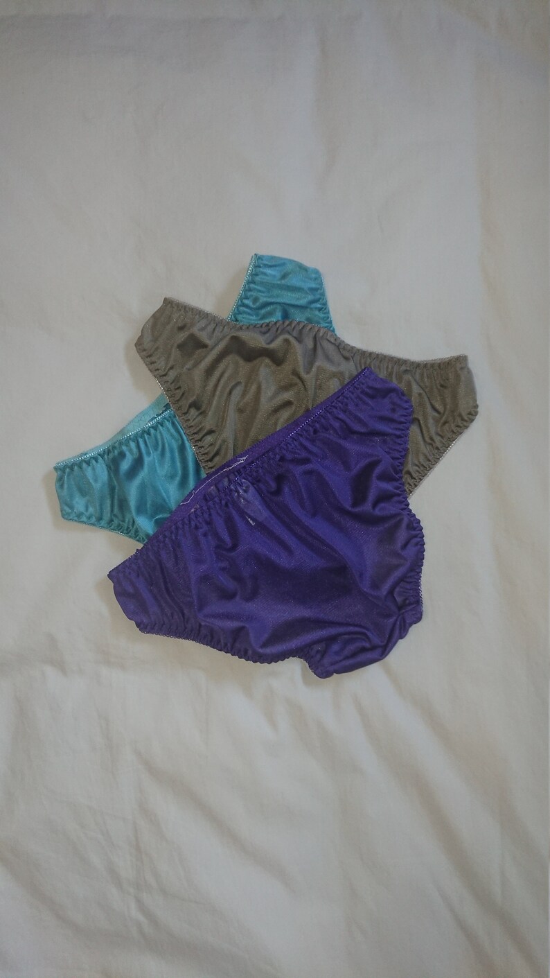 size 10 AusUK /& 5US 3 x Silky Bikini Panties from Japan