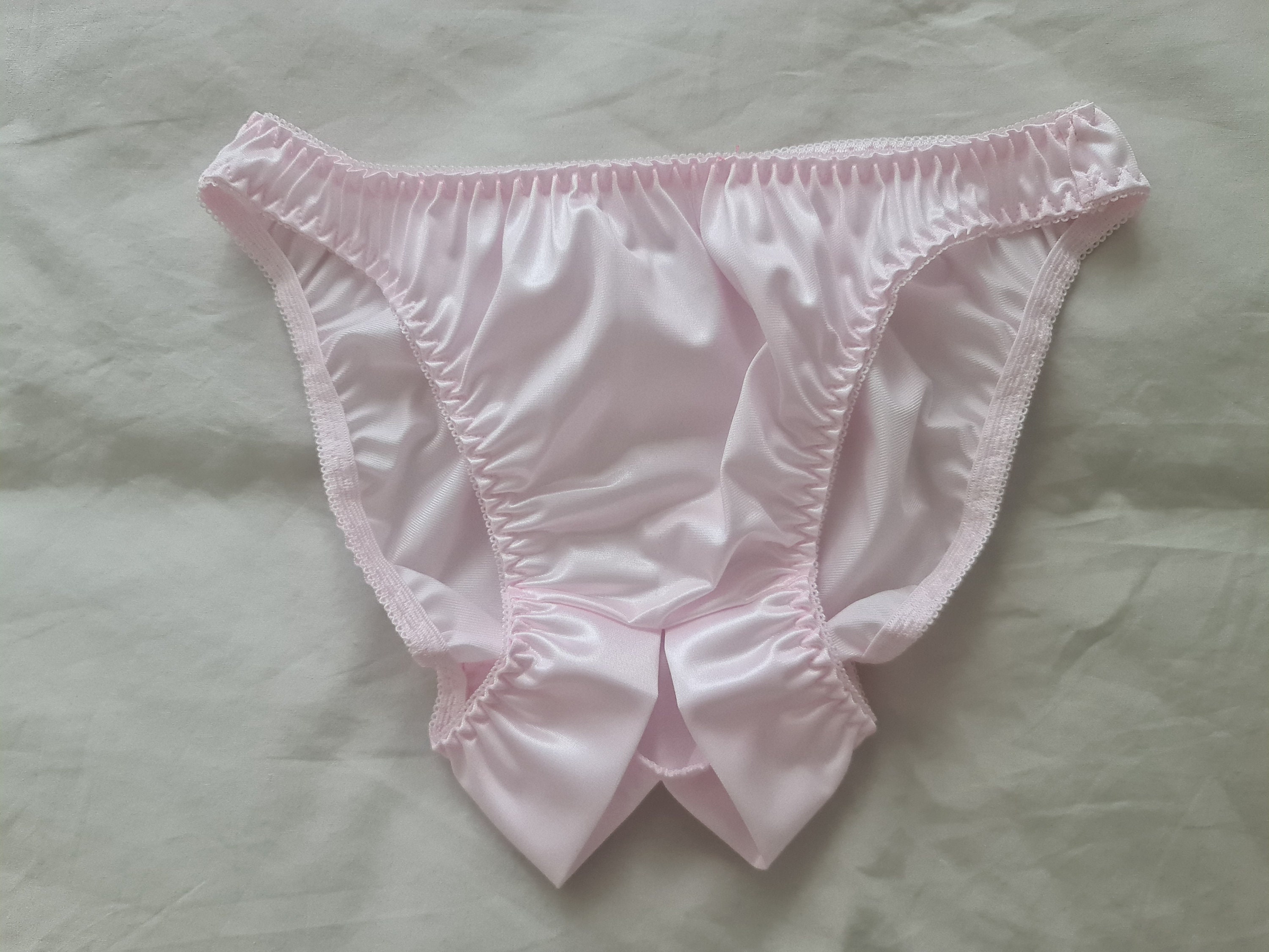 Silky Satin Open Crotch Bikini Panties from Japan size 12 | Etsy