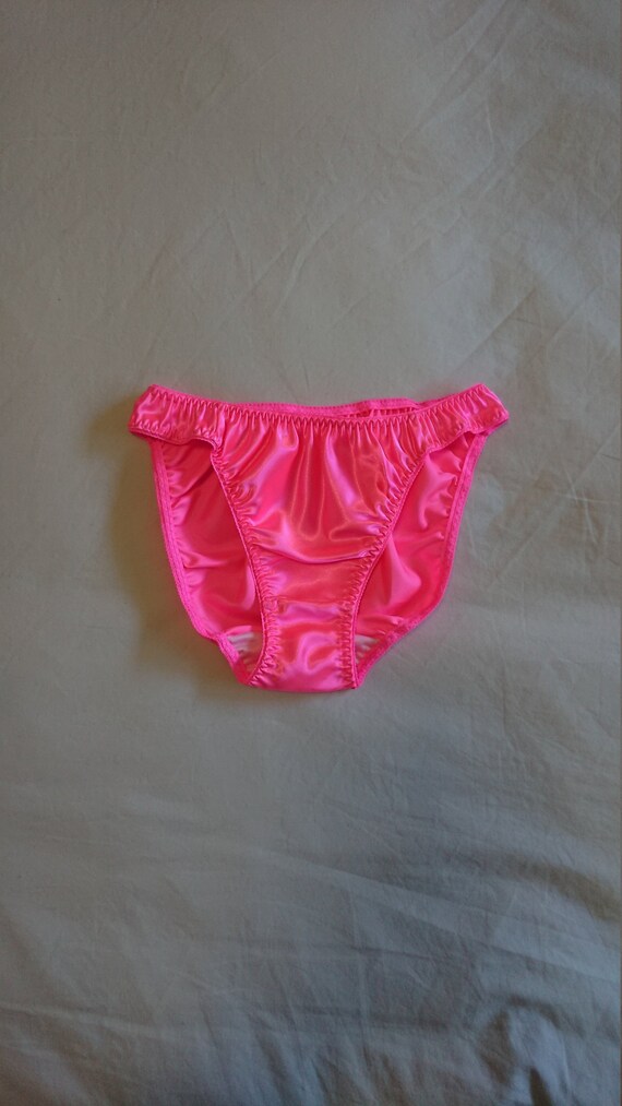 Silky Satin Hi Cut Bikini Panties from Japan size 12 Aus/UK & | Etsy