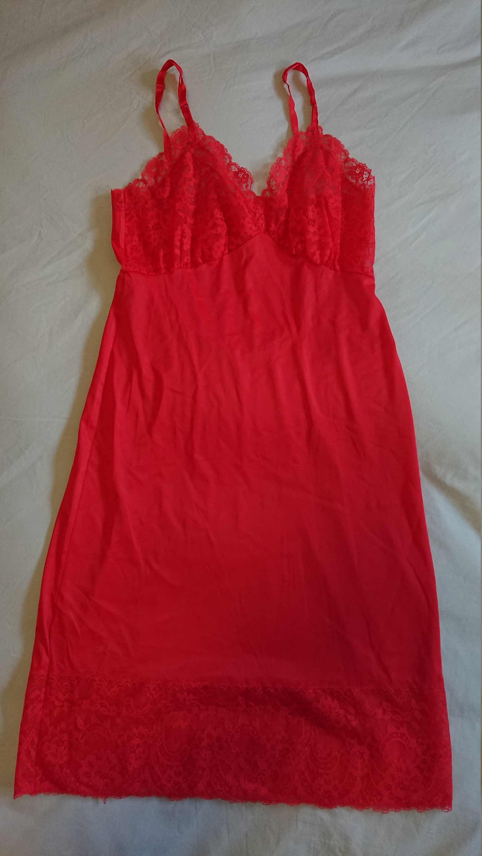 Full Slip Petticoat by Van Raalte Lingerie size 12 Aus/uk & - Etsy Canada