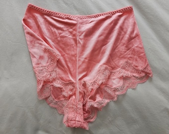 Bragas francesas sedosas de Warner's Lingerie (talla 12-14 Aus/UK y 6-7/US)