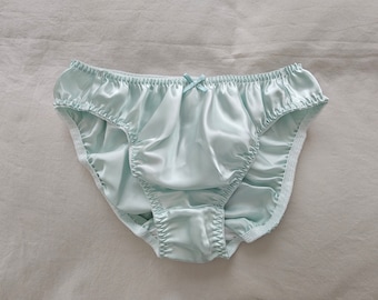 Silky Satin Bikini Panties from Japan (size 14 Aus/UK & 7/US)