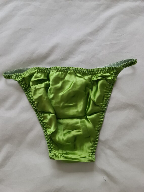 Silky String Bikini Panties size 14 16 Aus UK 7 8 Gem silky-string-bikini-panties-size-14-16-aus-uk-7-8-gem