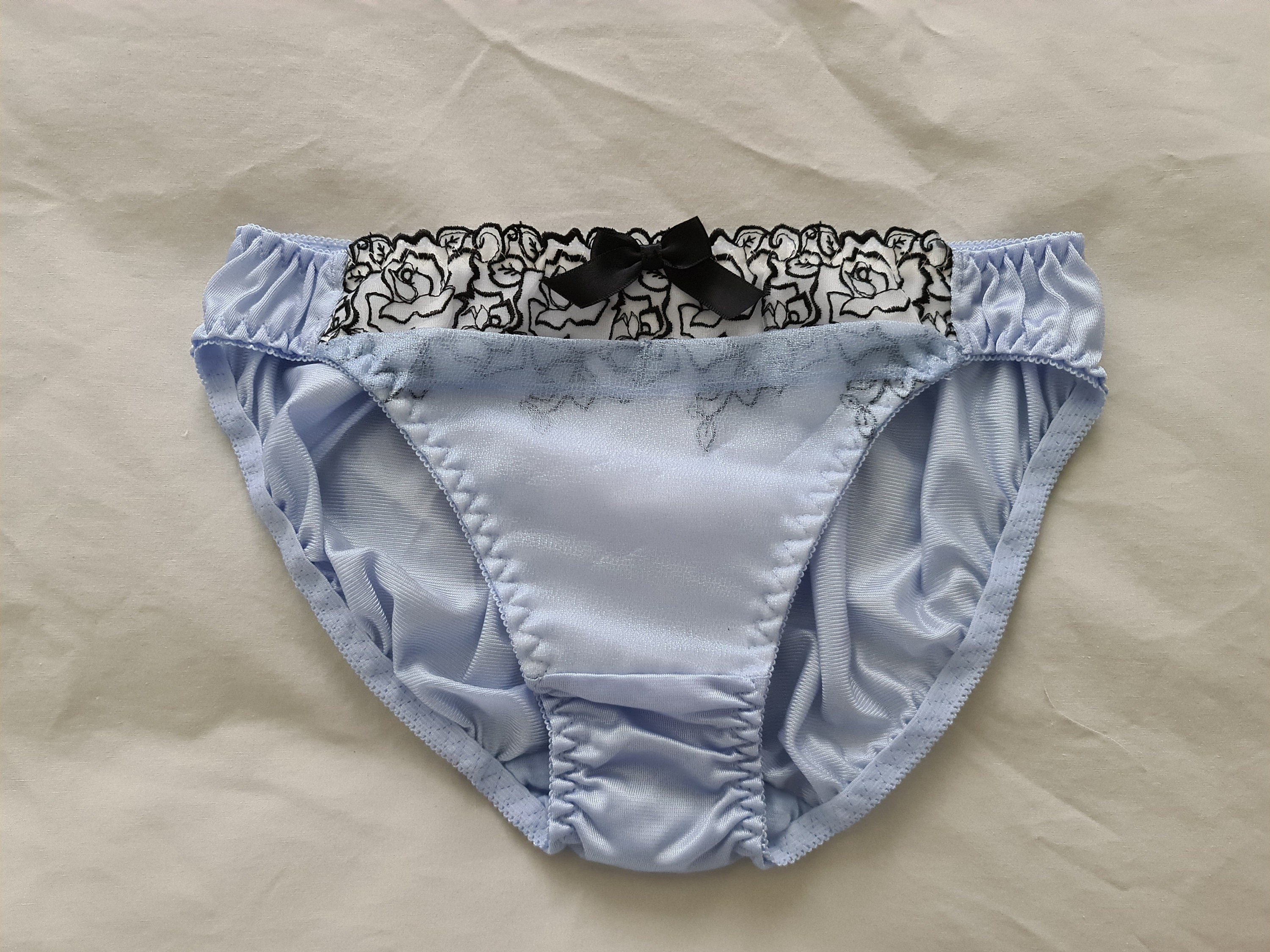 size 10 AusUK /& 5US Silky Thong Flutter Panties from Japan