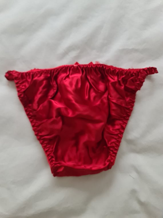 Silky String Bikini Panties (size 10 Aus/UK & 5/US) Gem