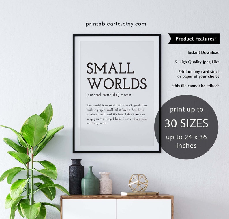 Mac miller rap poster small worlds rap lyrics wall art etsy