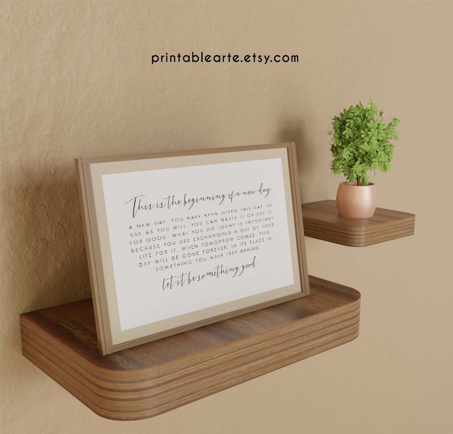 Dit is het begin van een nieuwe dag inspirerende quote