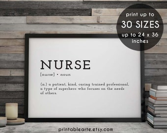 gift for nurse, nurse wall art, nurse printable, nurse poster, nursing student, nurse, nurse print, nurse gift, nurse appreciation