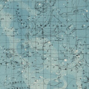 Vintage Star Chart, Astronomy Wall Art, Vintage Art Print, Star Map ...