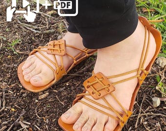 DIY Trimini Sandals PDF Video Tutorial Minimalist Barefoot Sandals Etsy