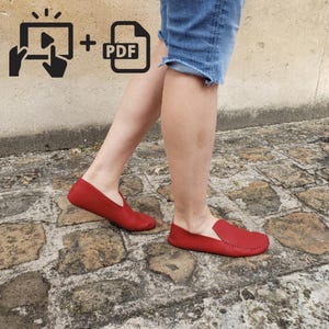 DIY "Moon" Moccasins VIDEO & PDF Tutorials+Patterns / Handmade Moccasins / Barefoot Shoes / Minimalist Shoes /  Shoemaking