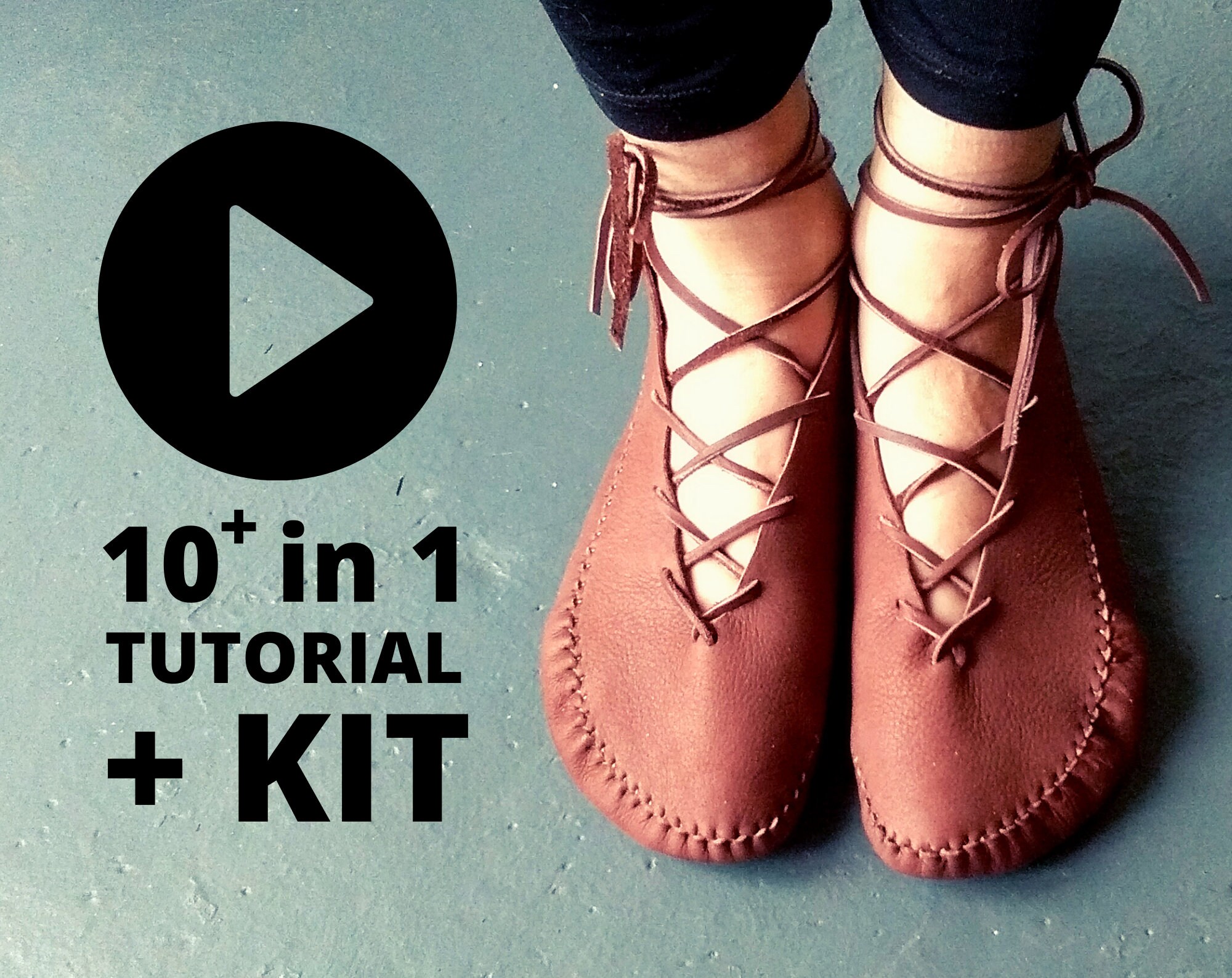 DIY Kit for Leaf Moccasins (in two colors) – Earthingmoccasins