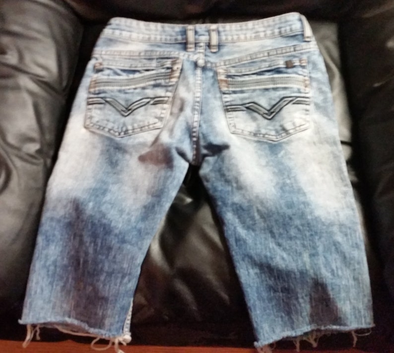 Buffalo David Bitton s32 skinny jeans cutoff distressed by Mark