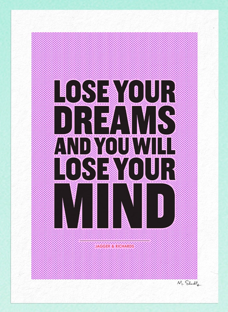 Rolling Stones Ruby Tuesday Song Lyrics Music Print Music | Etsy