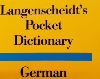 German Dictionary by Langescheidt German-English & English-German