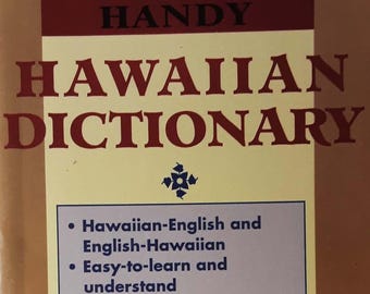 Hawaiian Dictionary Hawaiian-English and English-Hawaiian