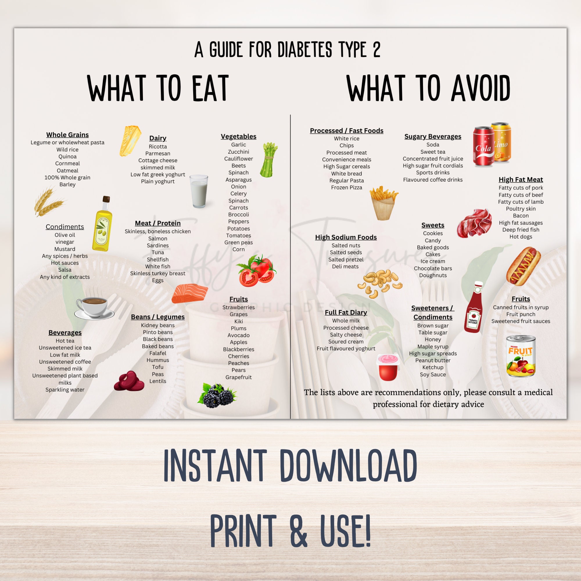 diabetic-food-chart-printable-diabetes-type-2-food-list-poster-etsy