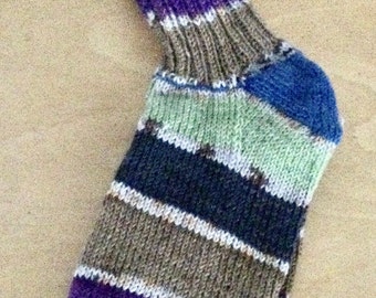 Unikat-K-socken  36-38,handgestrickt