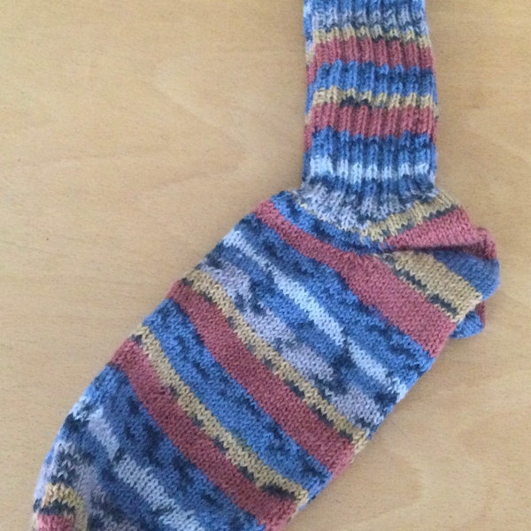 Unikat-Socken 42-43 Handgestrickt