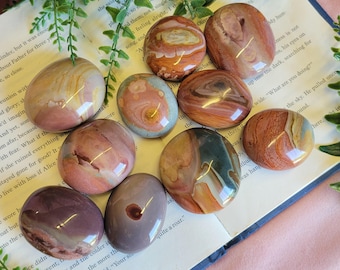 You Pick Polychrome Jasper palm stone pocket crystal