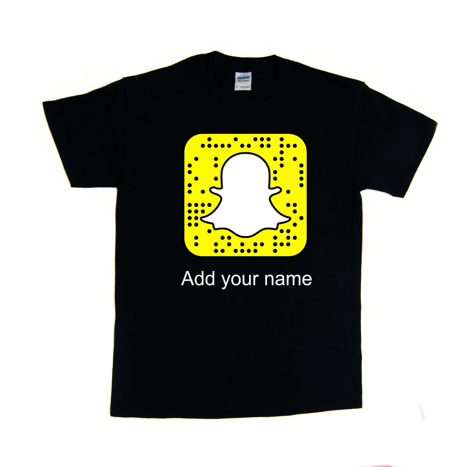 Snapchat T-shirt QR code | Etsy