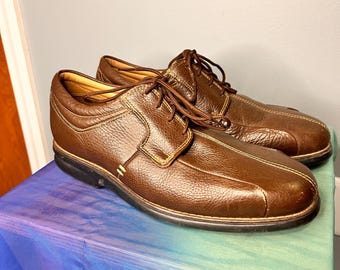 Nunn Bush Cameron Moc Toe Oxford Shoes Lightweight Brown  display picture 3