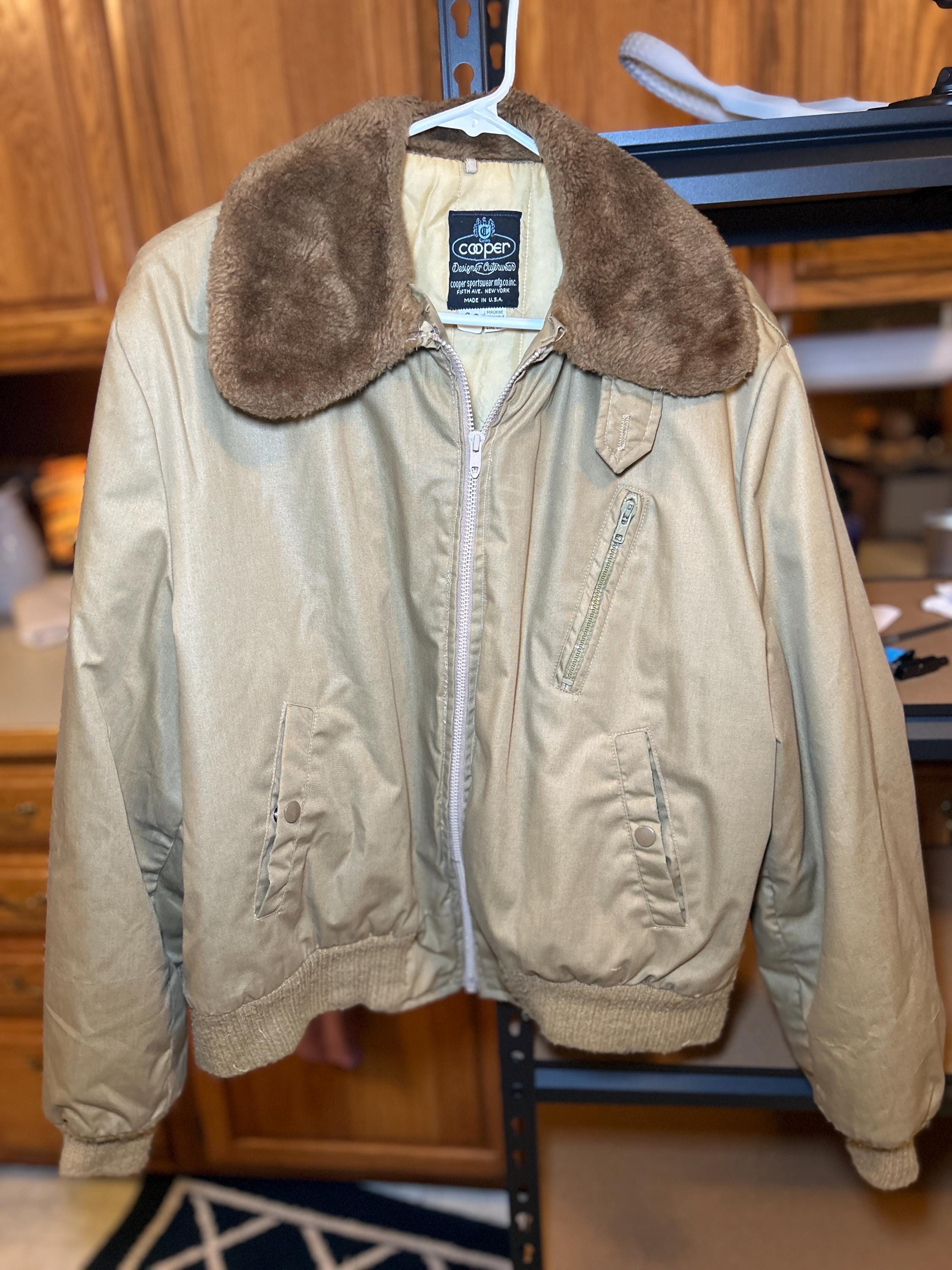 COOPER ジャケット Cooper Leather Jacket Vintage - Etsy