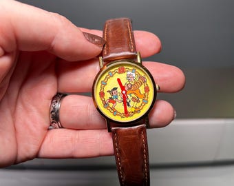 Limited Edition Pinocchio Company D Vintage Wrist Watch, 925/1000 Rare Disney Movie Memorabilia