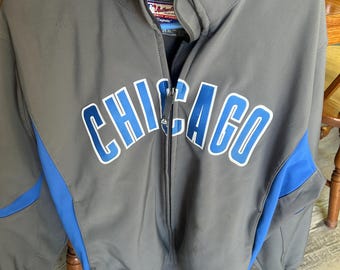 Vintage 1990s Chicago Cubs MLB Majestic Windbreaker Baseball