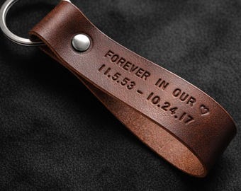 Memorial Keychain Loss of Loved One Keychain Those we Love don't go away Always Loved Never Forgotten Forever Missed In Memory Of Gift Loss