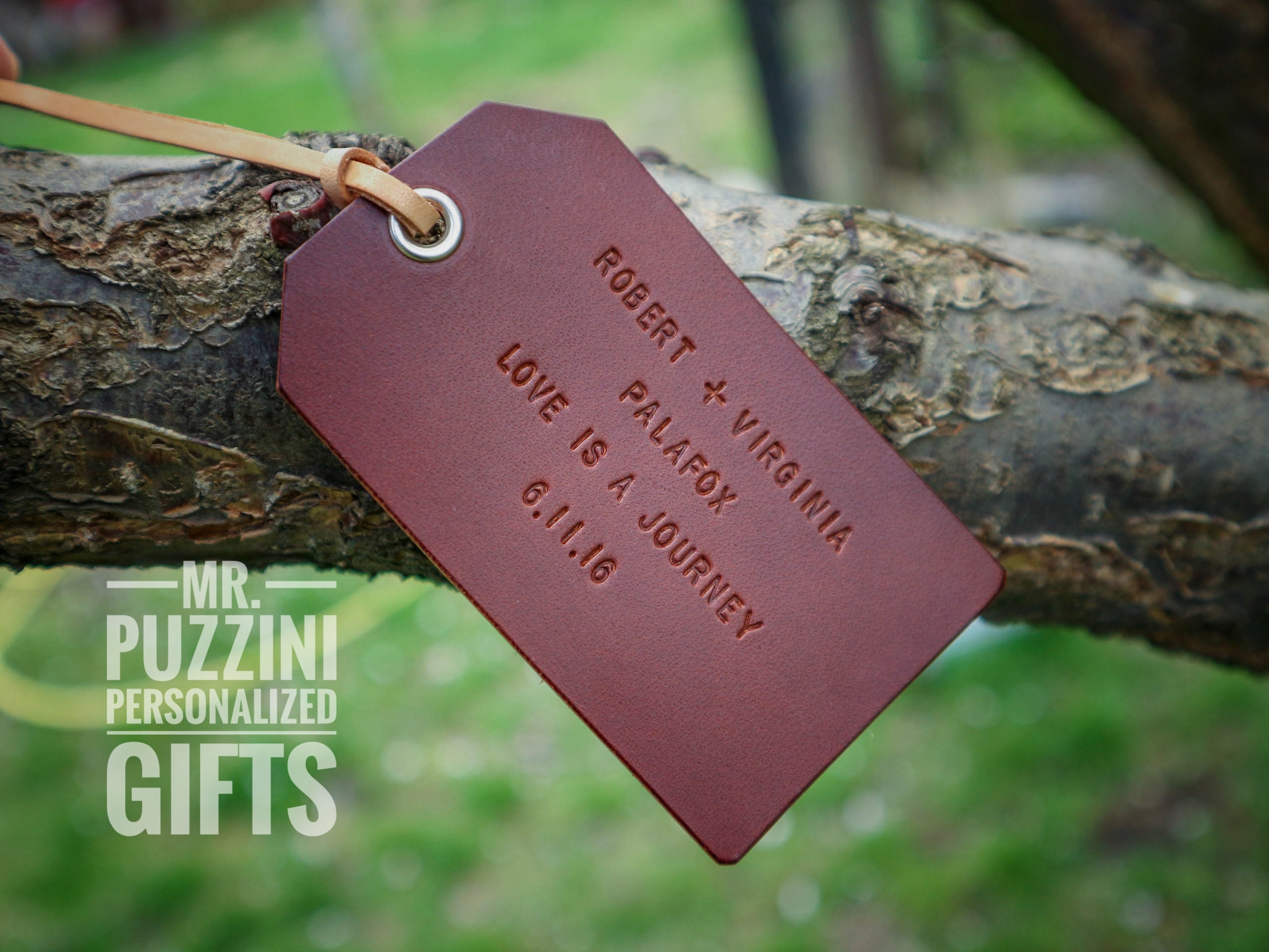 Personalized Luggage Tag Leather Luggage Tag Personalized Mr Etsy