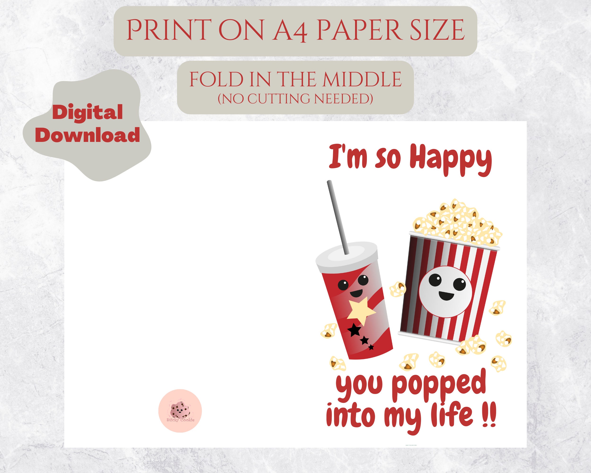 Printable Greeting Card.funny Printable Greeting Card.downloadable