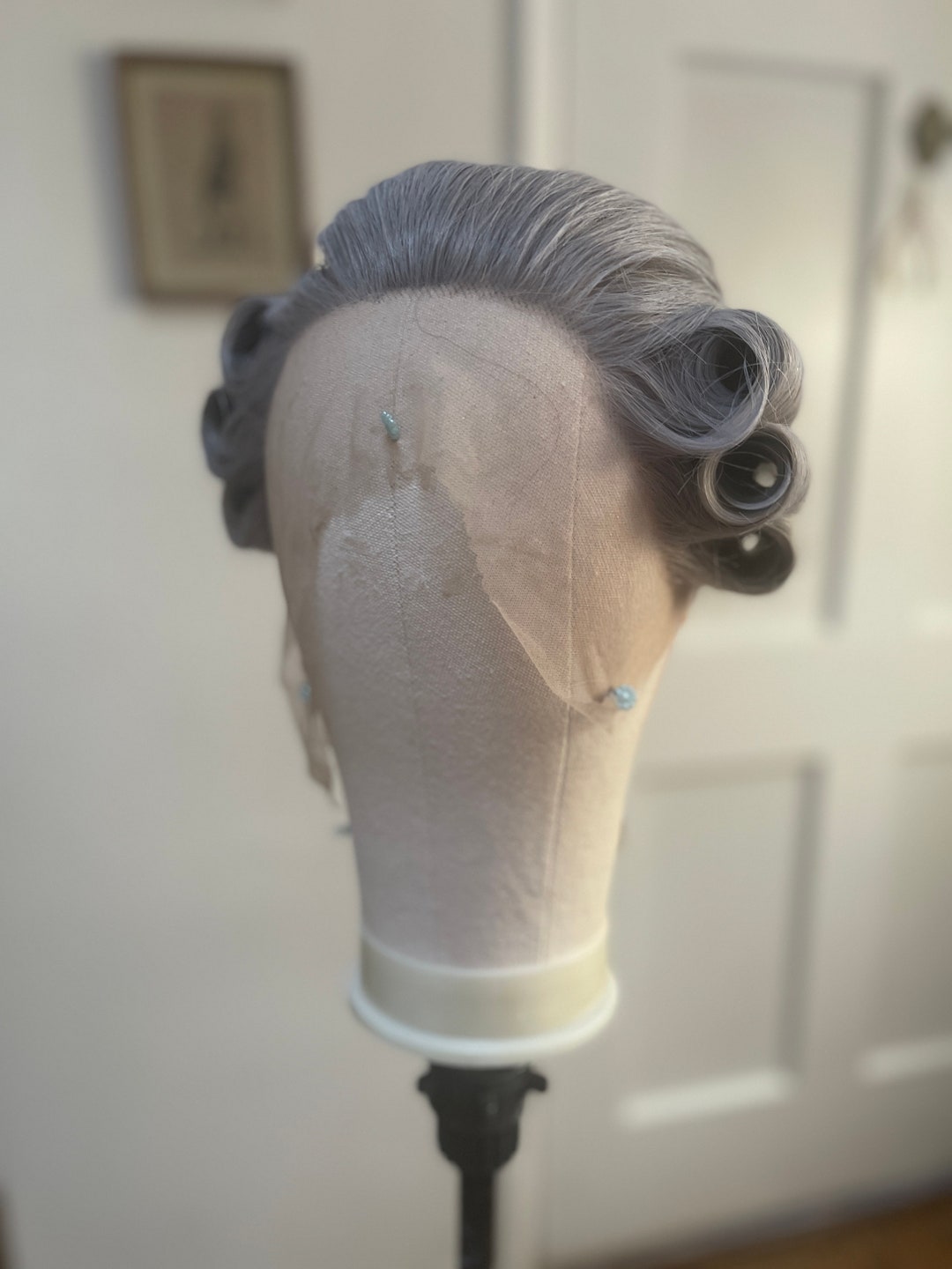 Powder Wig Powder Rococo Wig Lace Front Colonial Wig Custom Men’s or Woman’s ...
