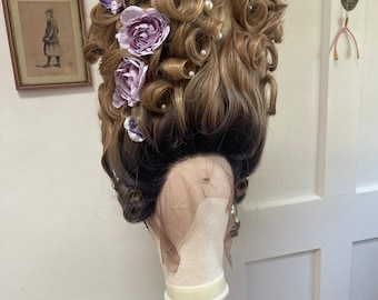 Bridgerton Queen Charlotte Marie Antoinette Lace Front Wig Rococo Custom Made