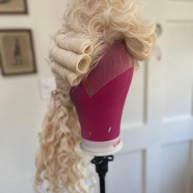 Powdered Wig - Etsy