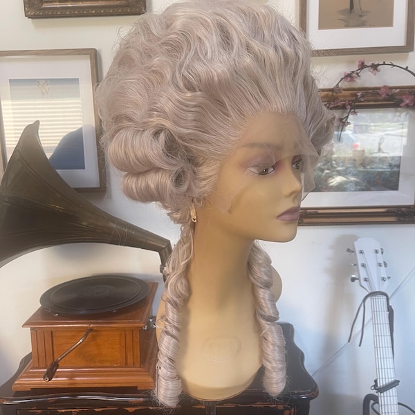 HEDGEHOG STYLE Marie Antoinette Catherine The Great Bridgerton Custom Made Wig 17th Century Versailles Lace Front