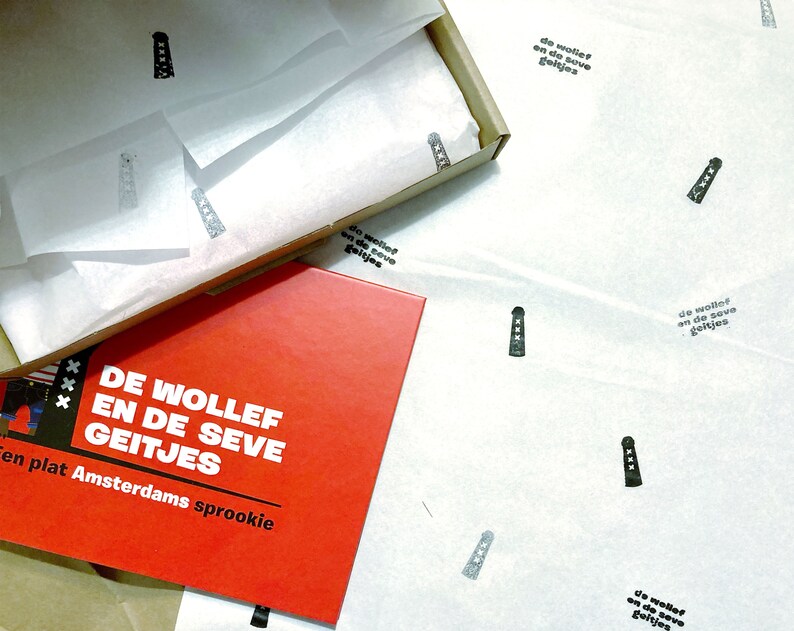 De Wollef En De Seve Geitjes Een Plat Amsterdams Sprookie | Etsy